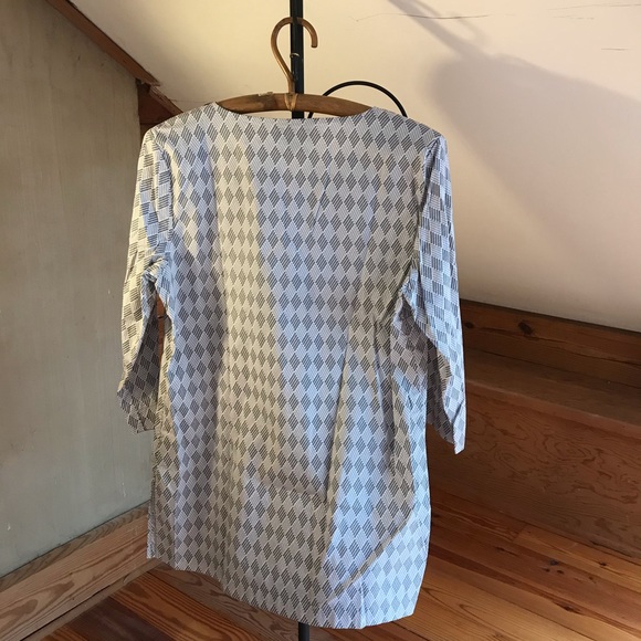 Dana Bachman Purple Embroidered Tunic Top, EUC, L - Picture 2 of 15